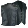 Classic PU Leather Biker Vest - Freedom, Strength, Faith | Worldwide Shipping | Buyer Protection