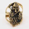 Sons of Anarchy Grim Reaper Stainless Steel Ring | Biker Reaper Scythe Band | Secure Checkout | Tracked Shipping | 7-Day Easy Returns